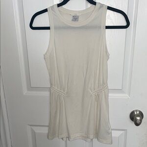 Athleta Cream Sleeveless Tank Top